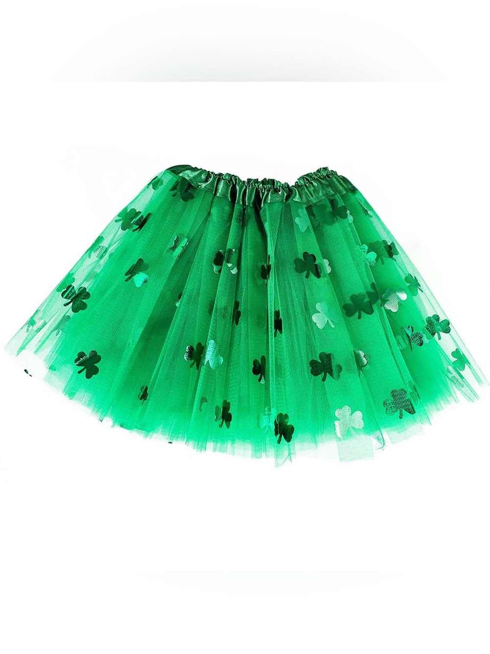 Green Tulle Shamrock Skirt